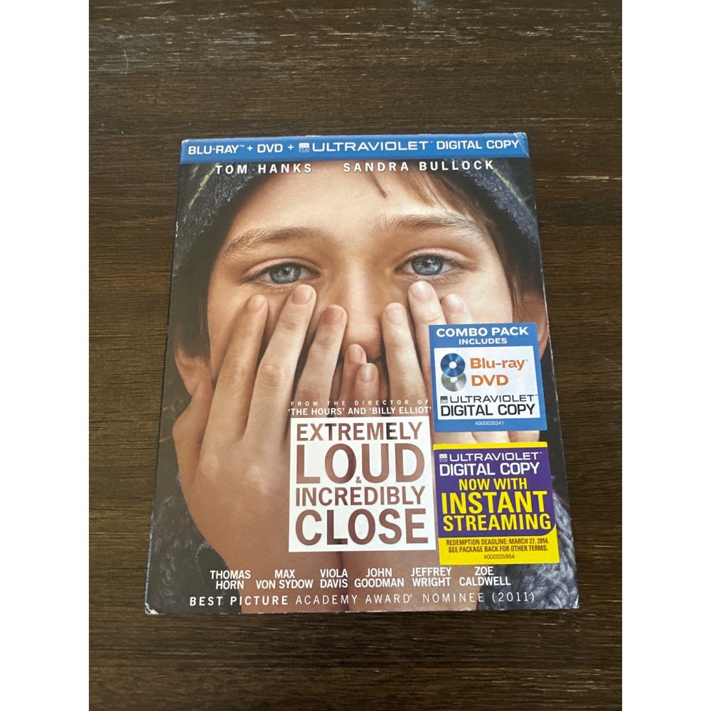 Extremely Loud & Incredibly Close Blu-ray DVD Tom Hanks Sandra Bullock2011 Movie